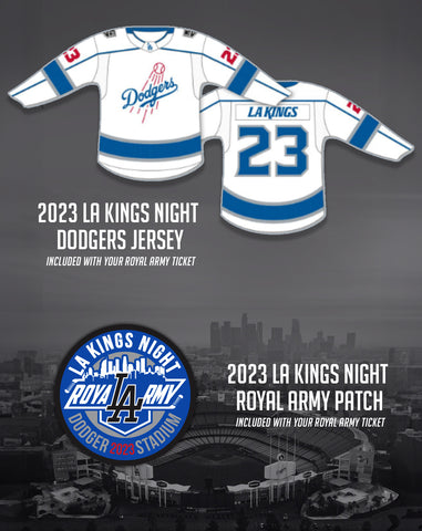 LOS ANGELES DODGERS KINGS JERSEY 2023 SGA 7/24 Size XL White