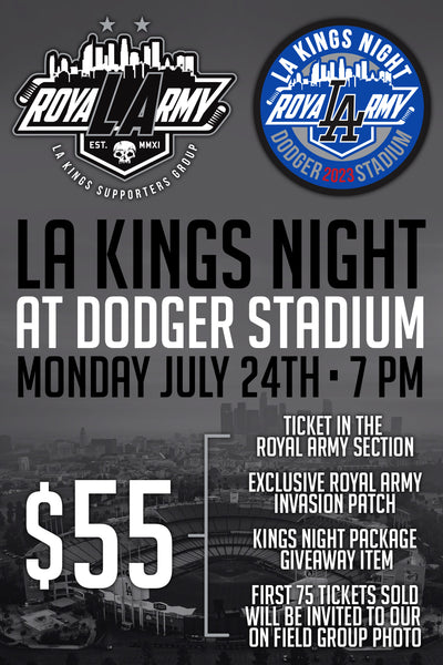LA Kings on X: Dodgers Night at the LA Kings game is coming up on 2/3!  Enter now to win 4 tickets to the game, a team-signed stick, & a Kings/  Dodgers